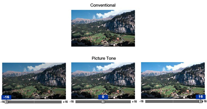 JVC's Original Picture Tone Function