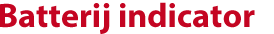 Batterij indicator